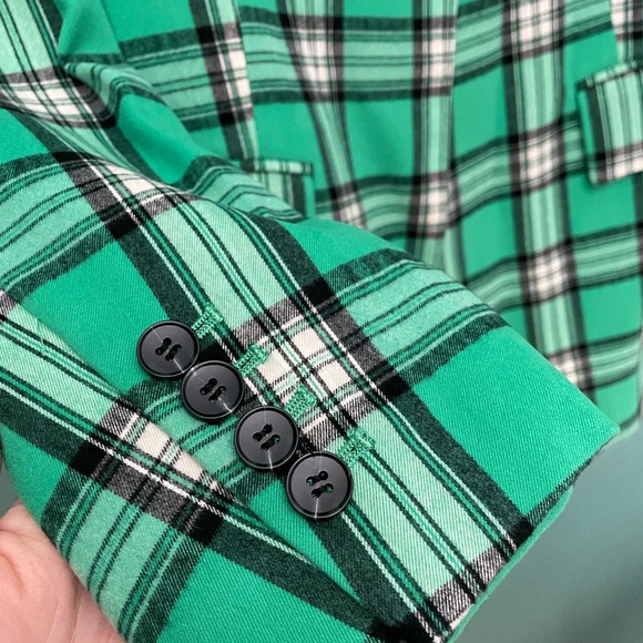 LiME - bottle green woman’s blazer jacket- size M - Picture 3 of 13